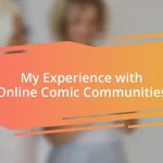 My Experience with Online Comic Communities