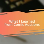 What I Learned from Comic Auctions